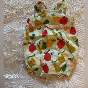 Fruit Print Baby Romper